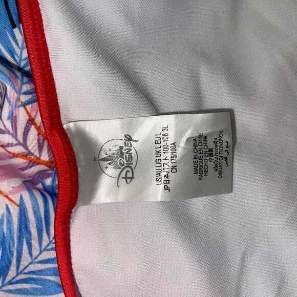 Disney Womens Swimsuit Size Large Multicolor Minnie Mouse Tropical One Piece - Picture 6 of 11